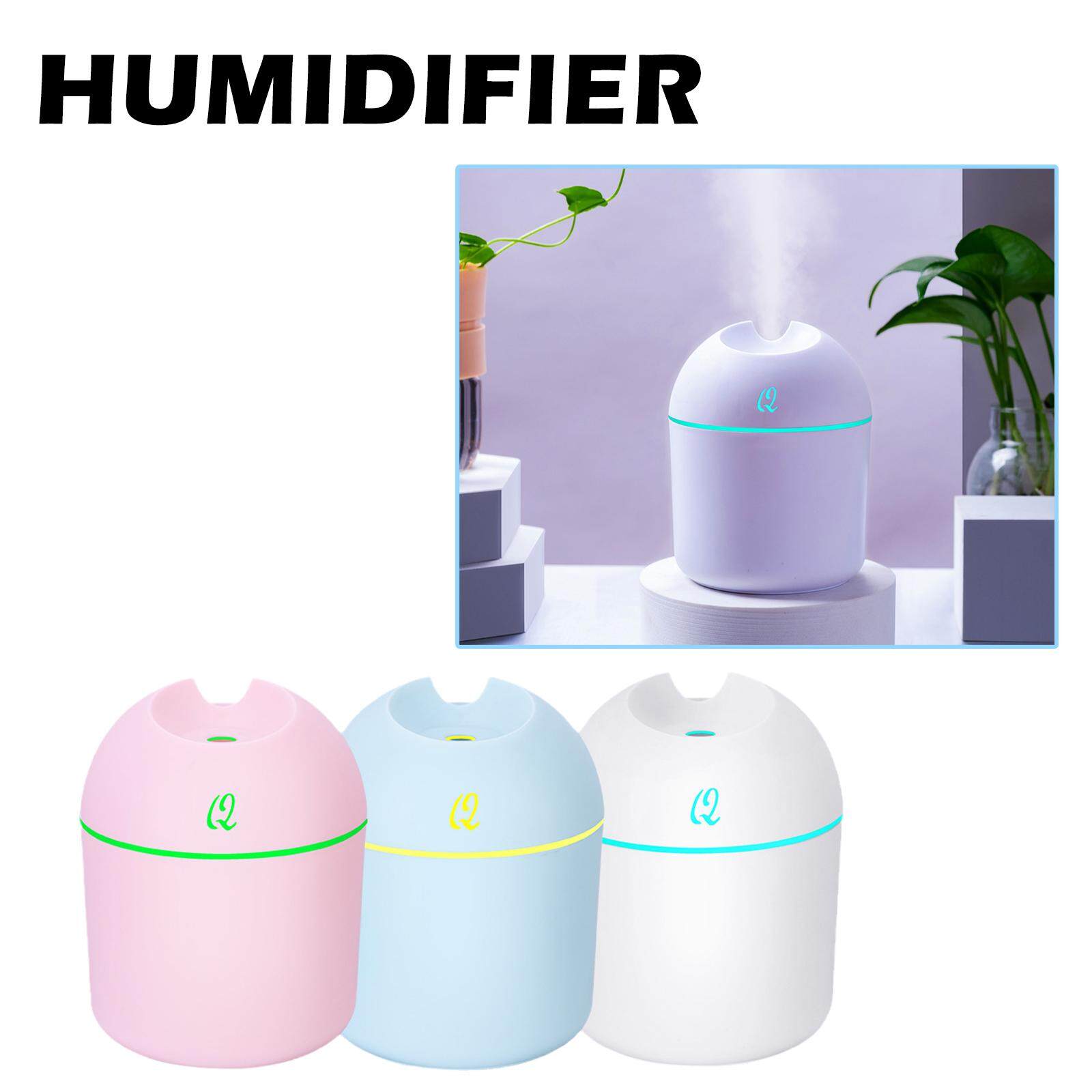 Small Q Humidifier Desktop Mini USB Car Fog Aromatherapy Bedroom Activities Home Office J8U6