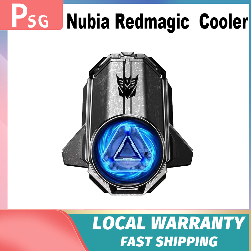 Original Fan Cooler Cooling Fan Nubia RedMagic 6 Series And 7 Series Turbo Cooler Red Magic 7 Pro Gaming Phone Dual Core Clip Support APP Control ICE Dock Suitable widt 70-82mm  Universal For Android 